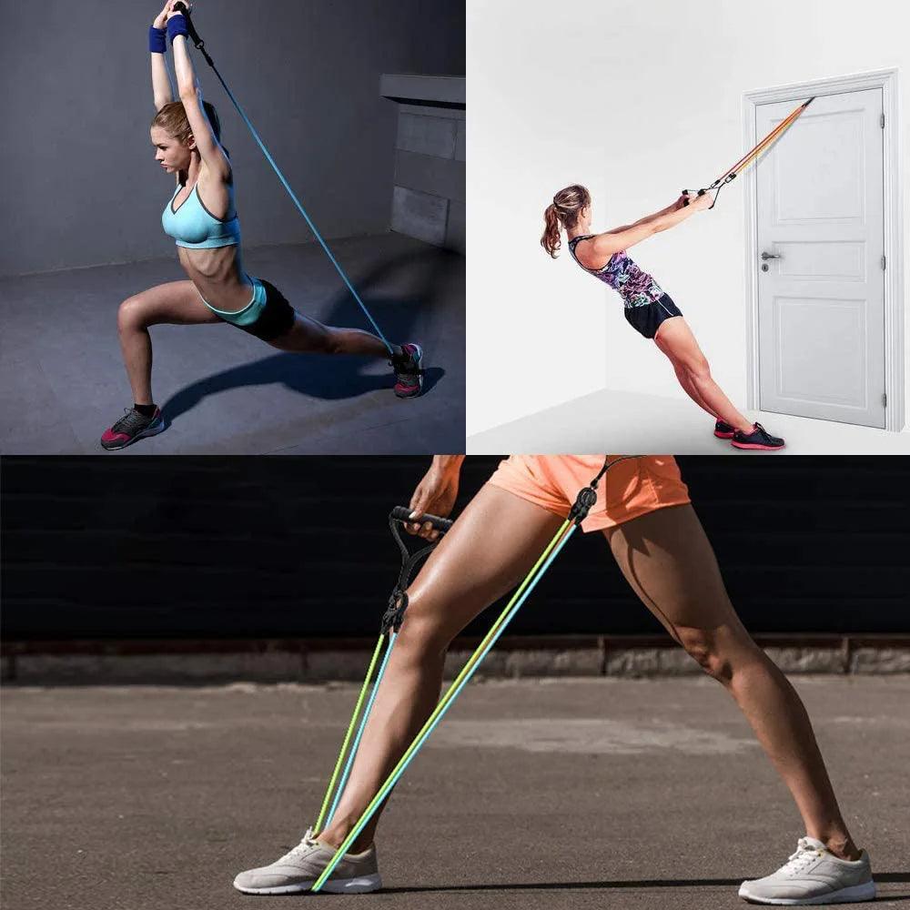 5-Level Resistance Bands with Handles